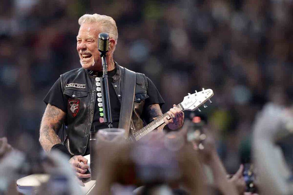 Metallica a Bologna, James Hetfield