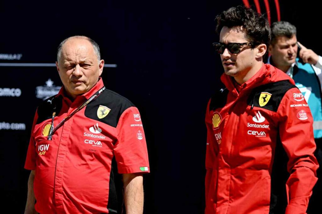 Frédéric Vasseur e Charles Leclerc
