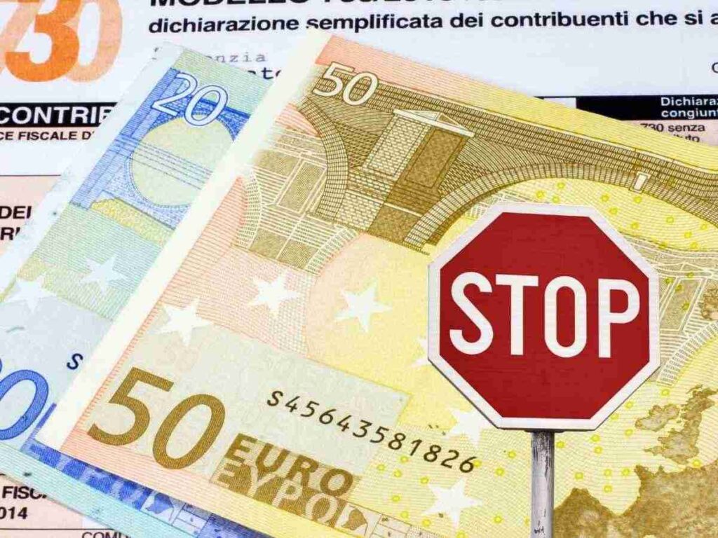 Modello 730 soldi banconote