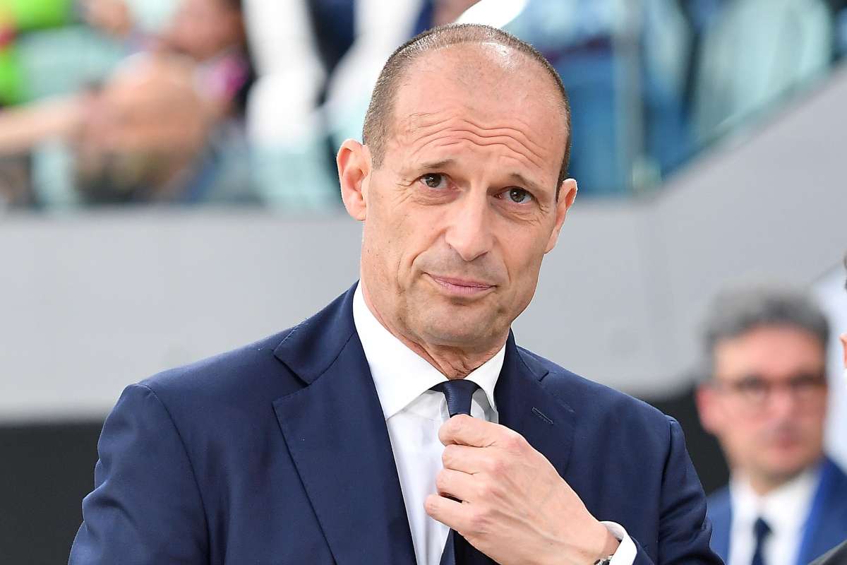 Massimiliano Allegri in primo piano