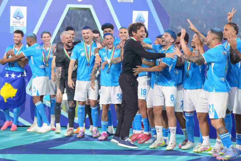Il Napoli festeggia lo Scudetto