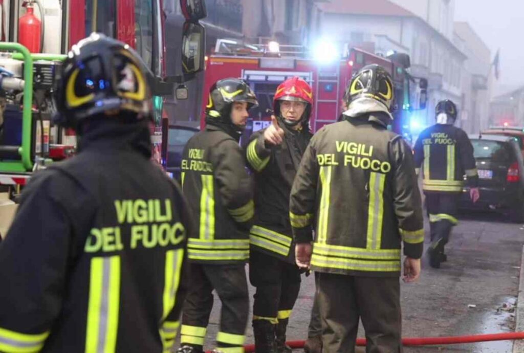 Incendio appartamento