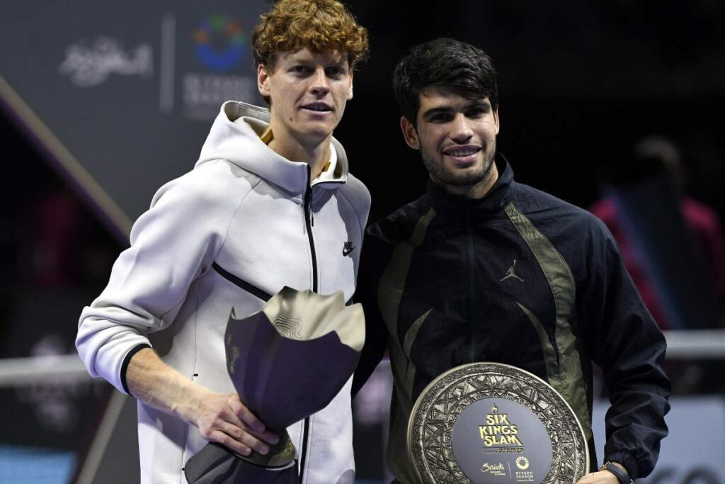 Jannik Sinner e Carlos Alcaraz
