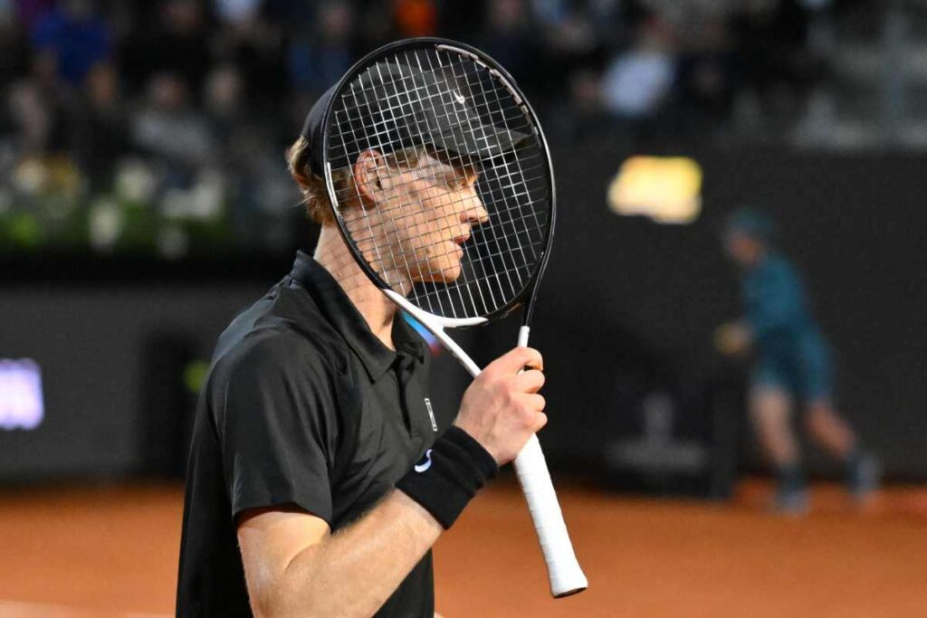 Jannik Sinner in campo