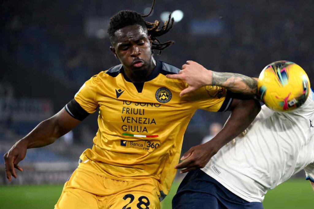 Oumar Solet in campo