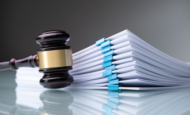 Martello tribunale documenti