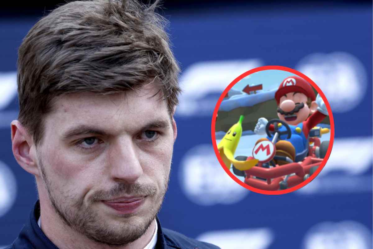 Max Verstappen e Mario Kart