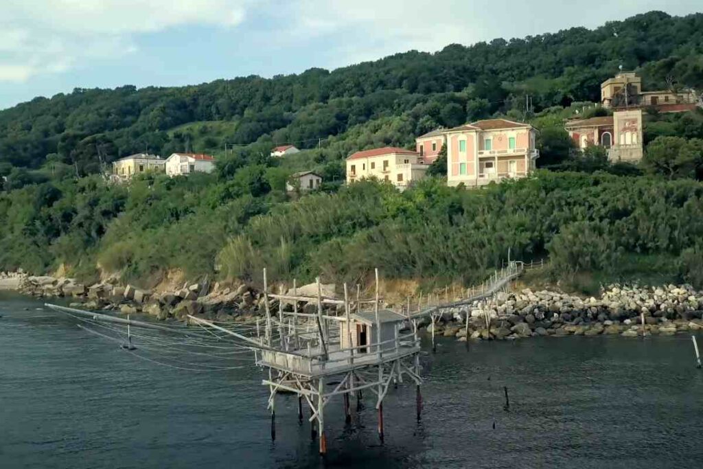 il mare e un trabocco