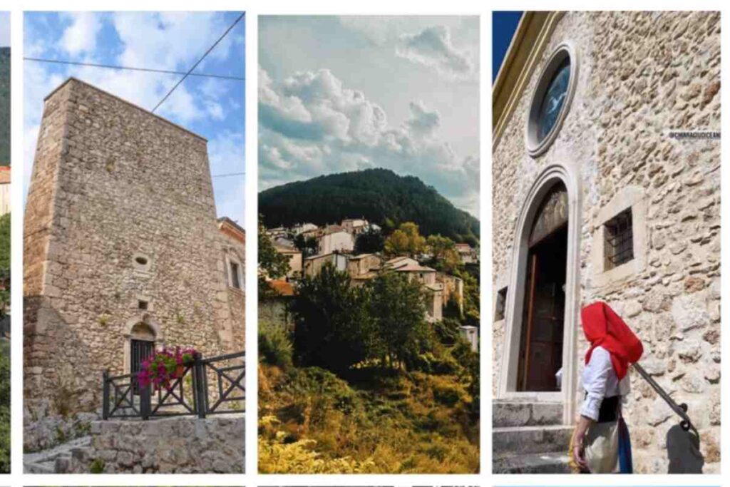 tre immagini dal borgo