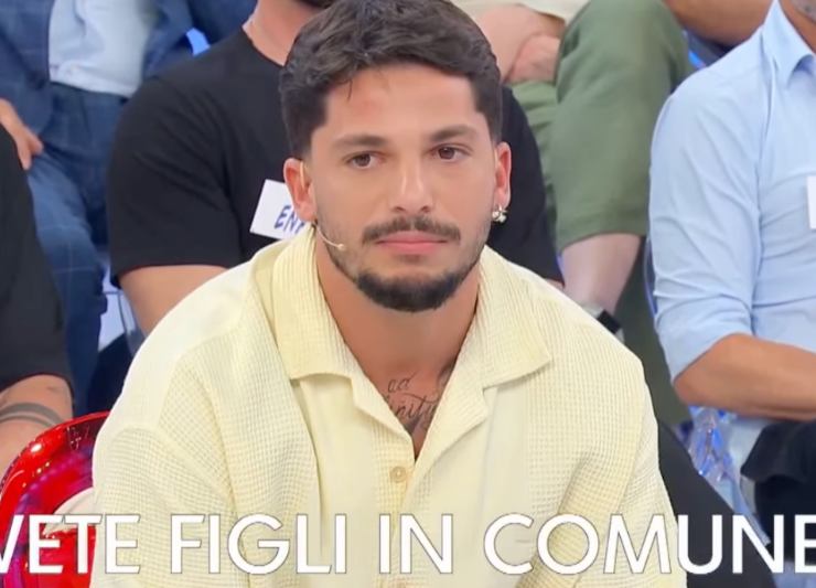 gianmarco nello studio di uomini e donne