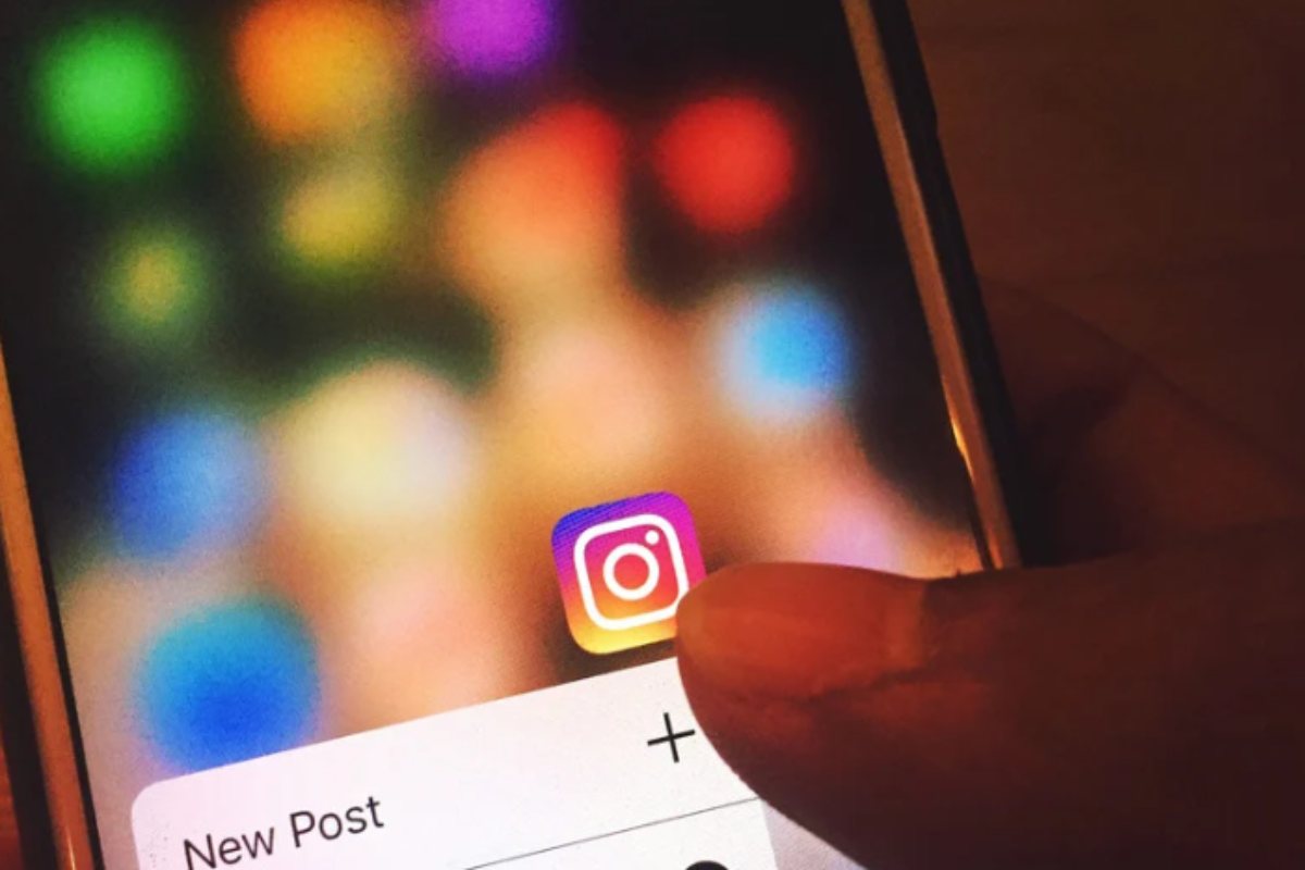 schermata smartphone e instagram