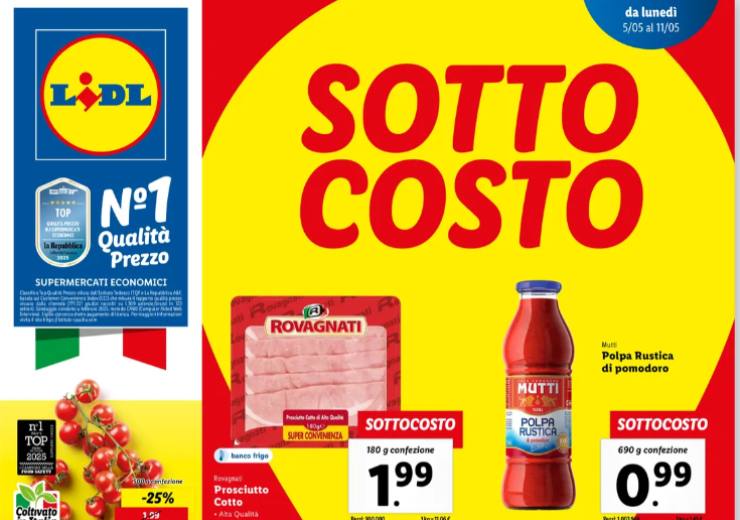 volantino lidl con prodotti in offerta