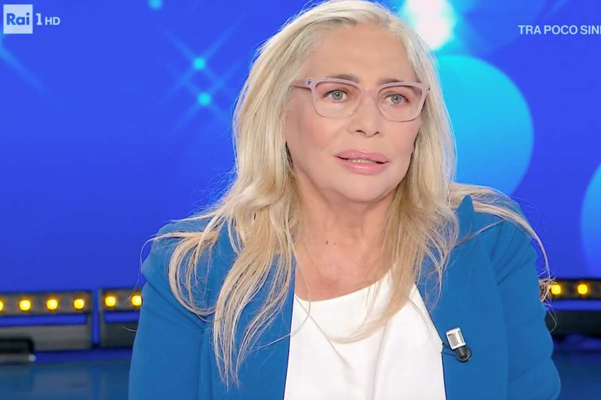 mara venier commossa in tv