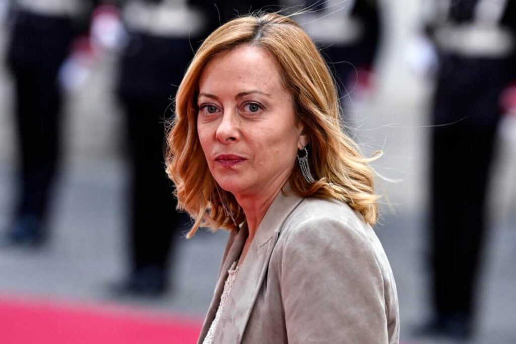il premier giorgia meloni