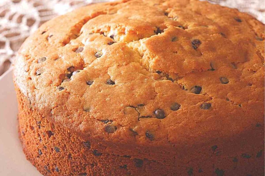 torta con gocce di cioccolato