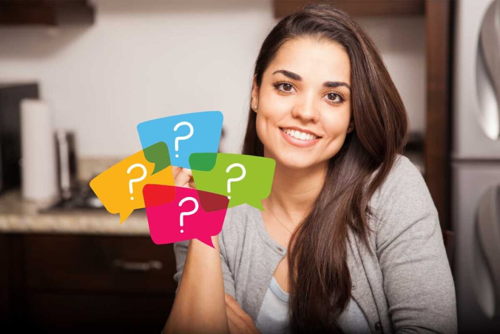 Donna in salute che mangia