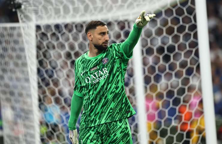 Gianluigi Donnarumma in campo