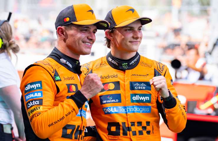 Lando Norris ed Oscar Piastri