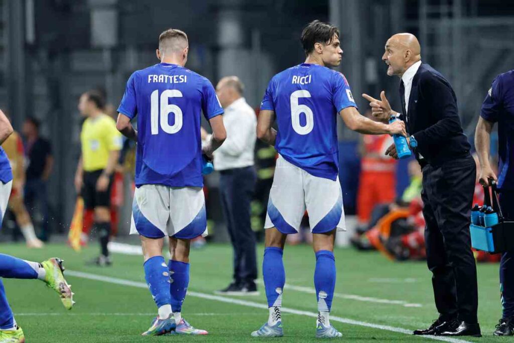 Luciano Spalletti alla sua ultima partita da CT
