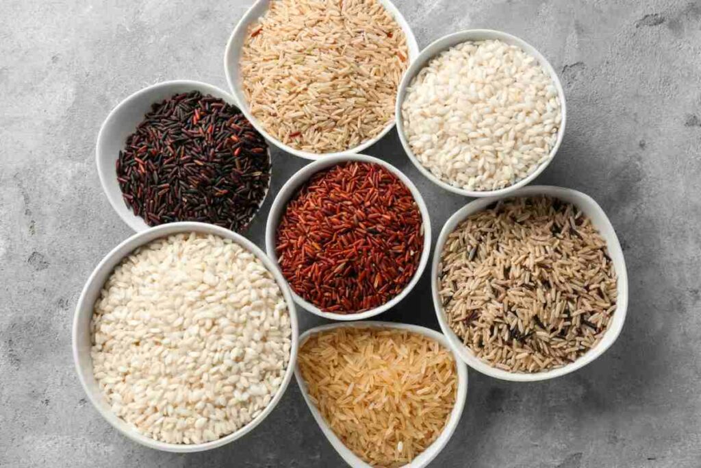 Tipi diversi di riso