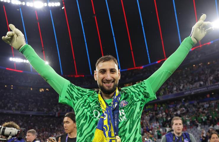 donnarumma sorridente in campo