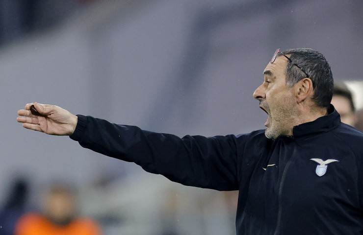 Maurizio Sarri in partita