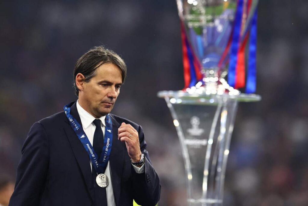 Simone Inzaghi dopo la finale Champions