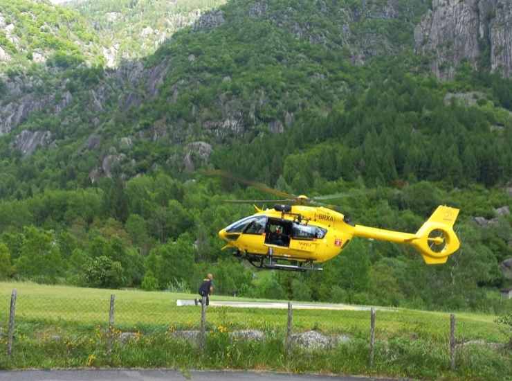 Il soccorso alpino in azione