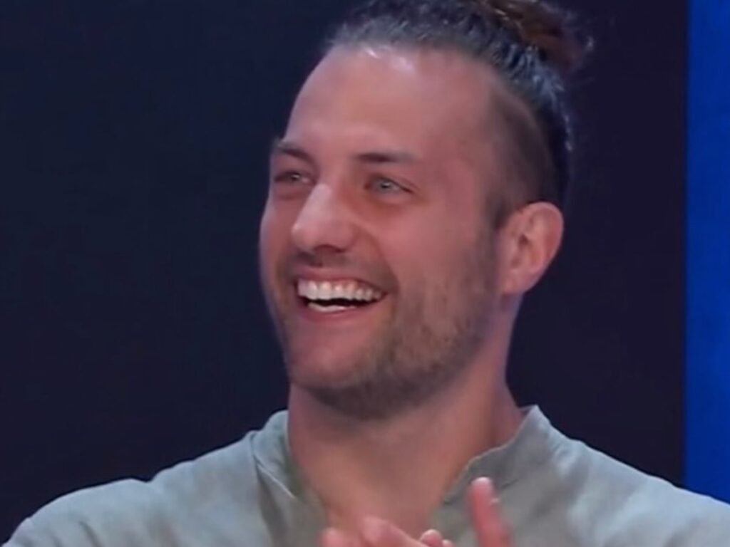 andrea nadalini nello studio di affari tuoi