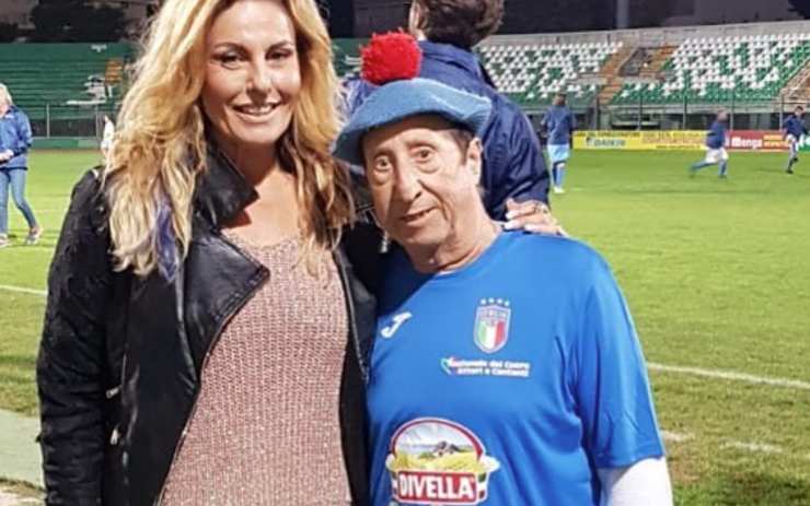 alvaro vitali con la moglie