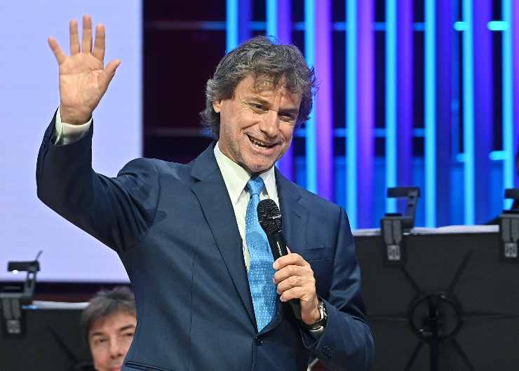 alberto angela ad un evento televisivo 