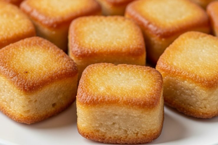 dolcetti dorati e fritti sparsi