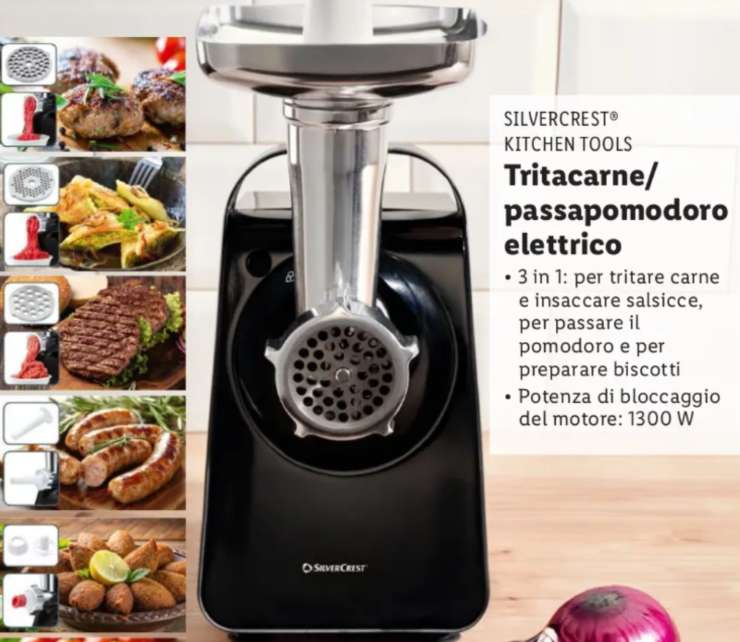 tritacarne elettrico silvercrest