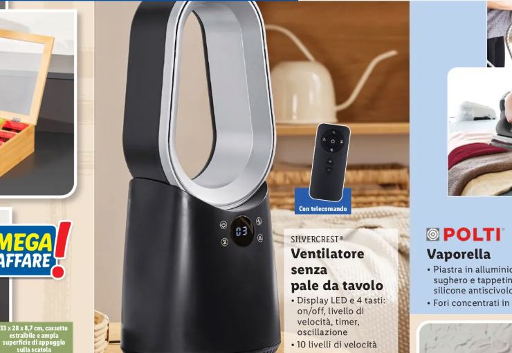 ventilatore senza pale silvercest