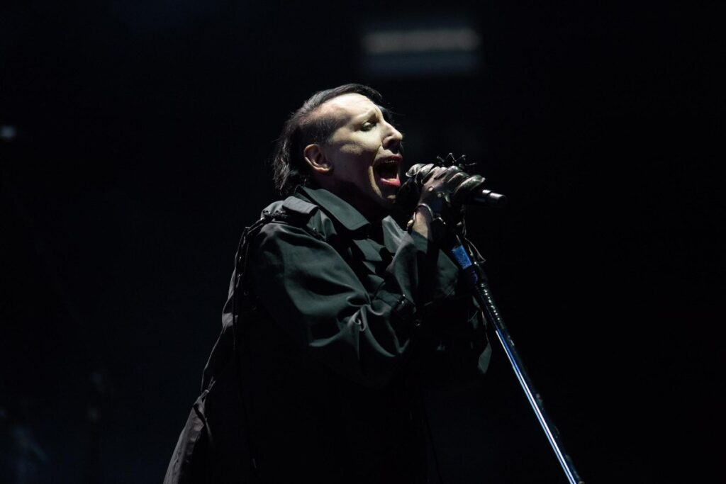 manson sul palco