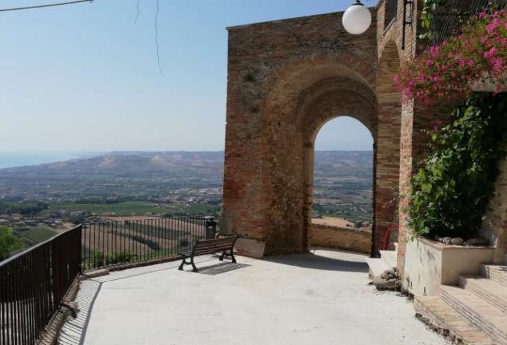 veduta di un panorama dall'alto