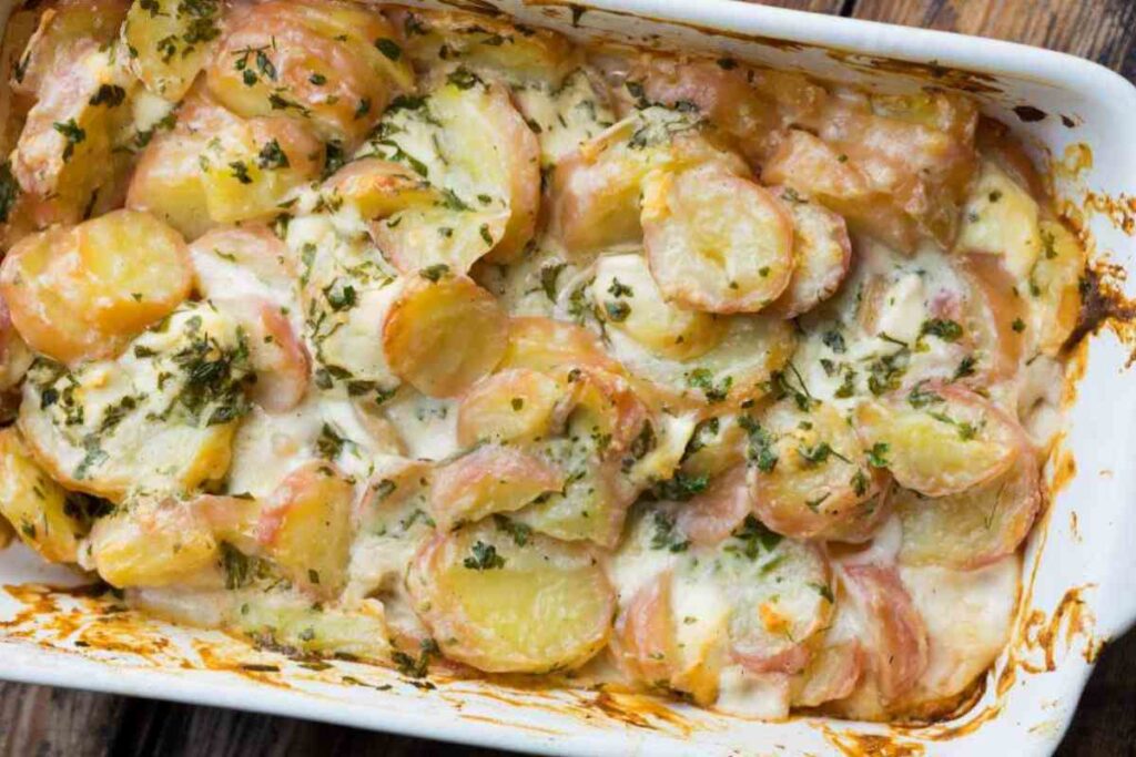 patate maritate in teglia