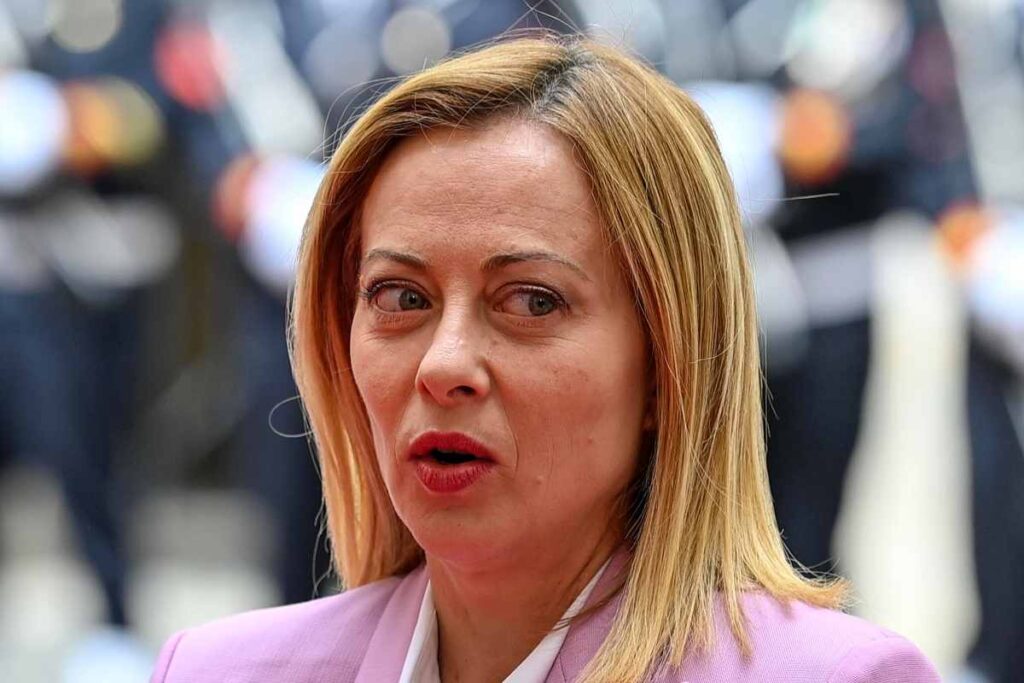 il premier giorgia meloni