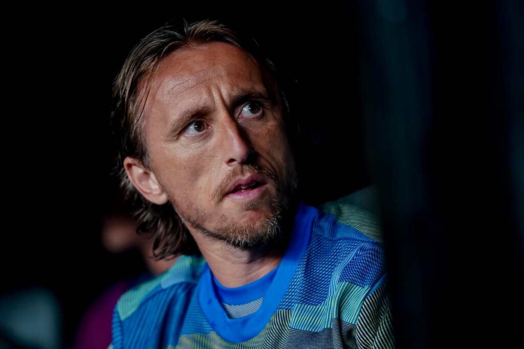 modric in panchina