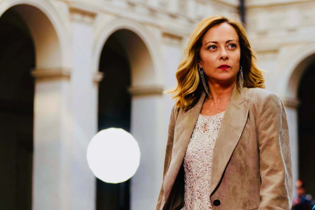 il premier giorgia meloni