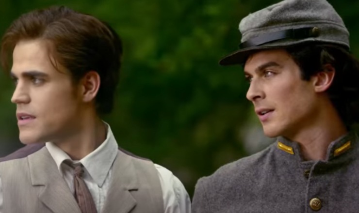 una scena di the vampire diaries