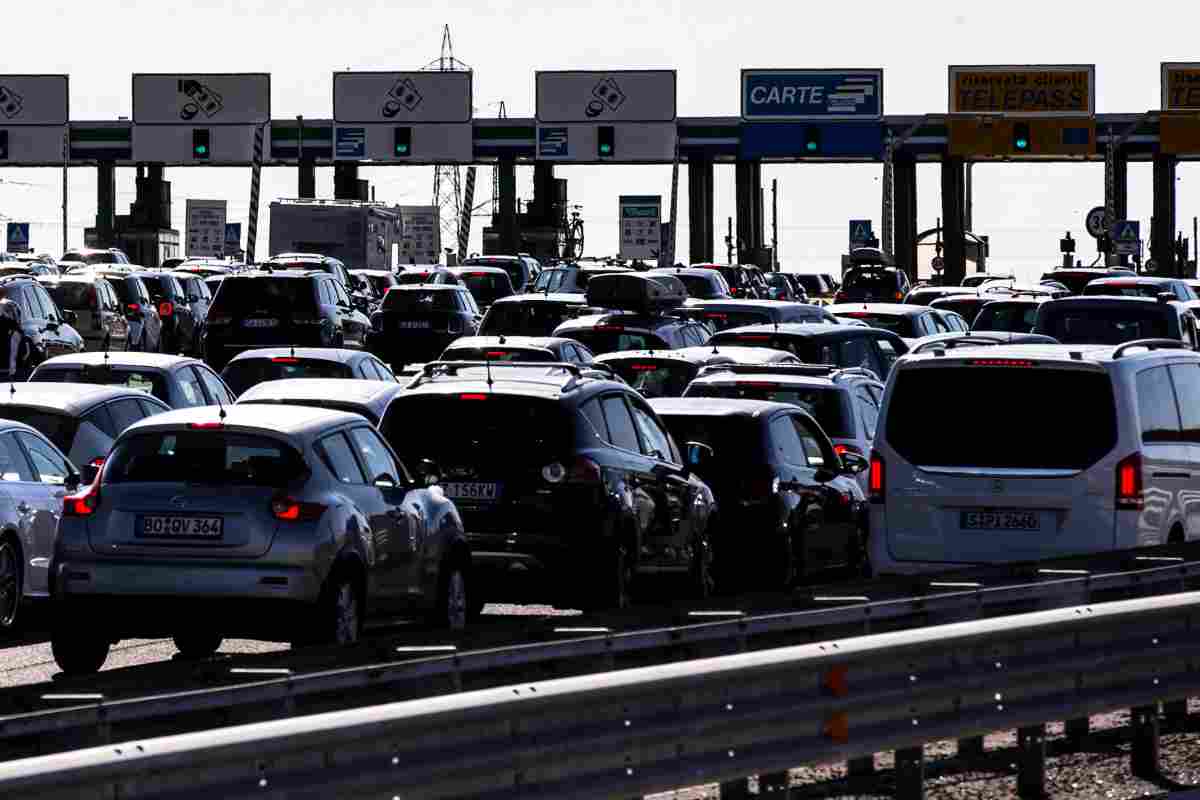 Casello in autostrada