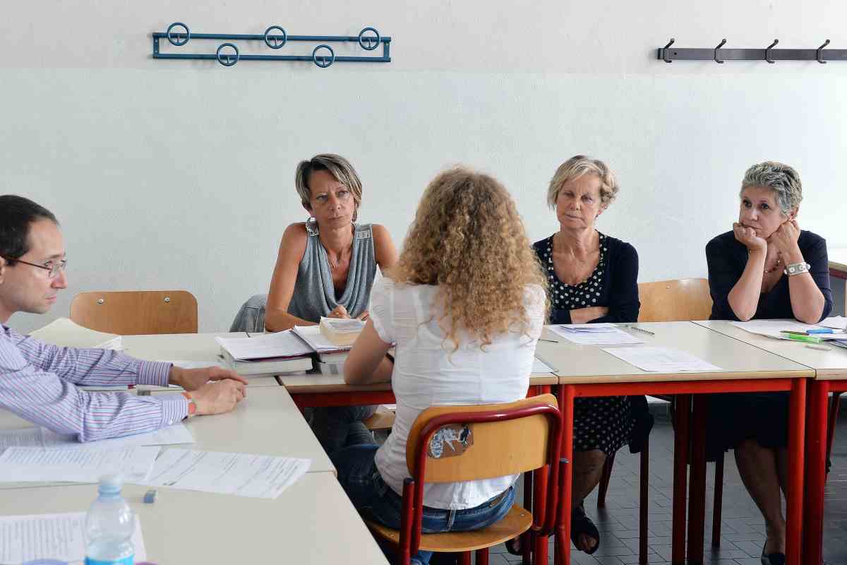 Studente alla maturità