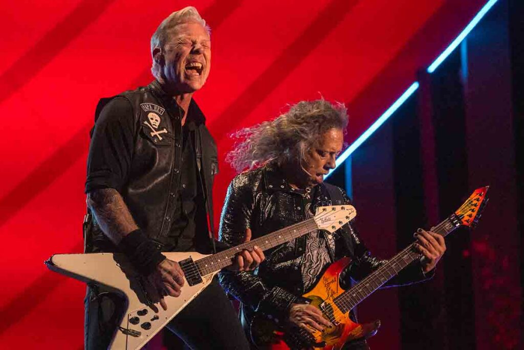 Metallica, James Hetfield e Kirk Hammett