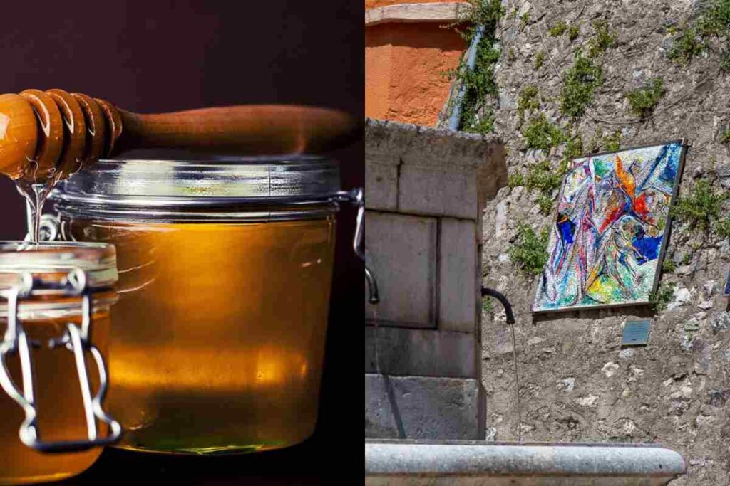 Foto combo Miele e mosaico