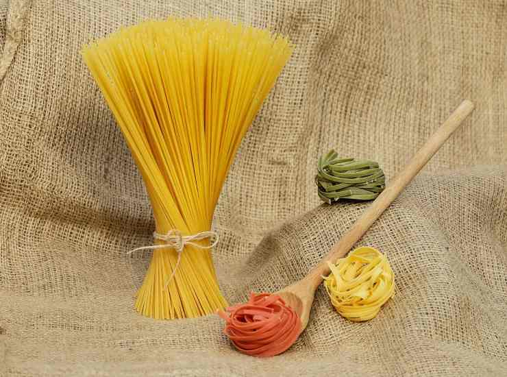 Diversi tipi di pasta