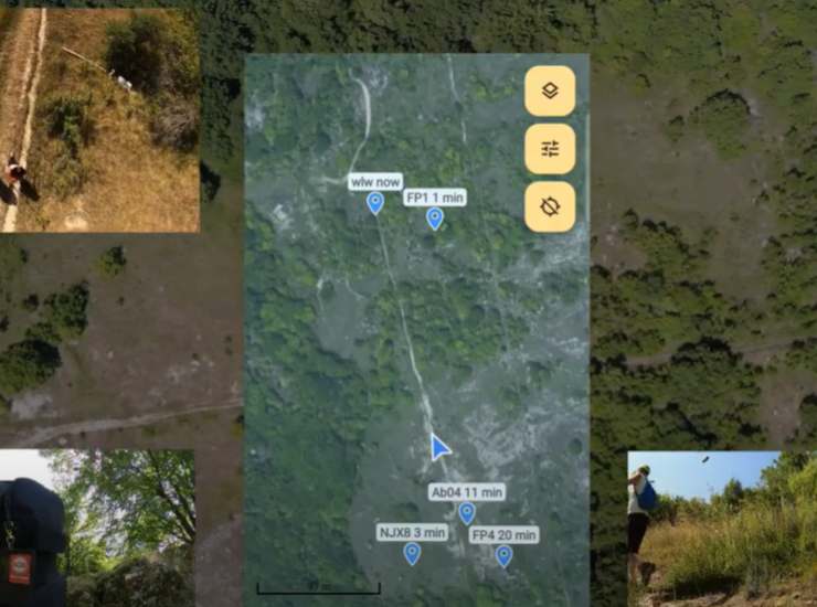 Una parte dell'applicazione