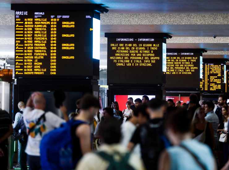 Sciopero treni Italia