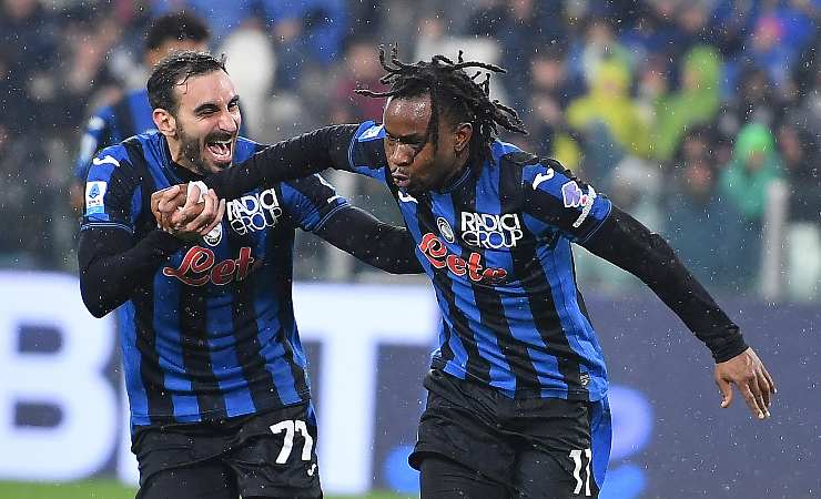 lookman esulta con zappacosta