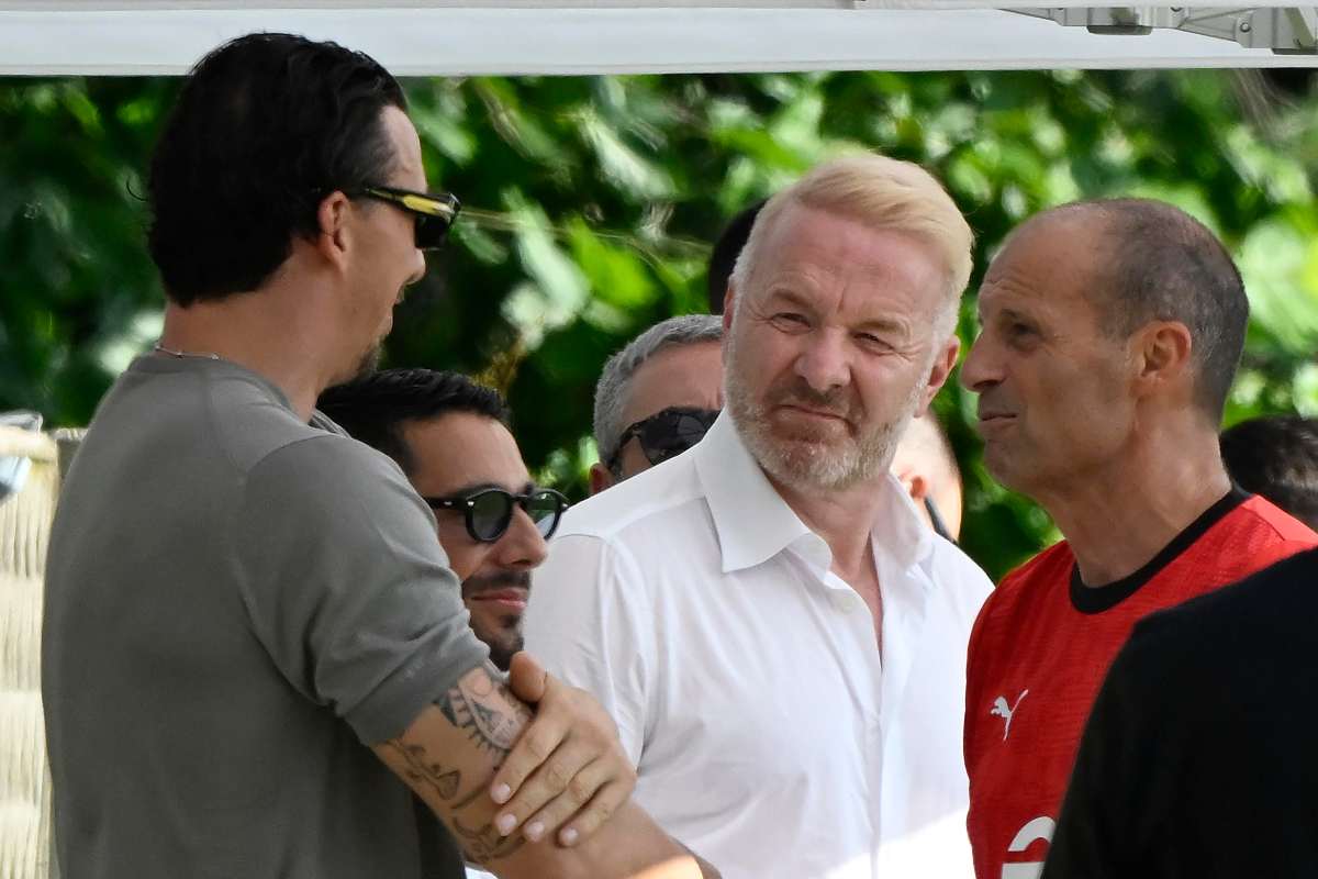 ibra con tare e allegri